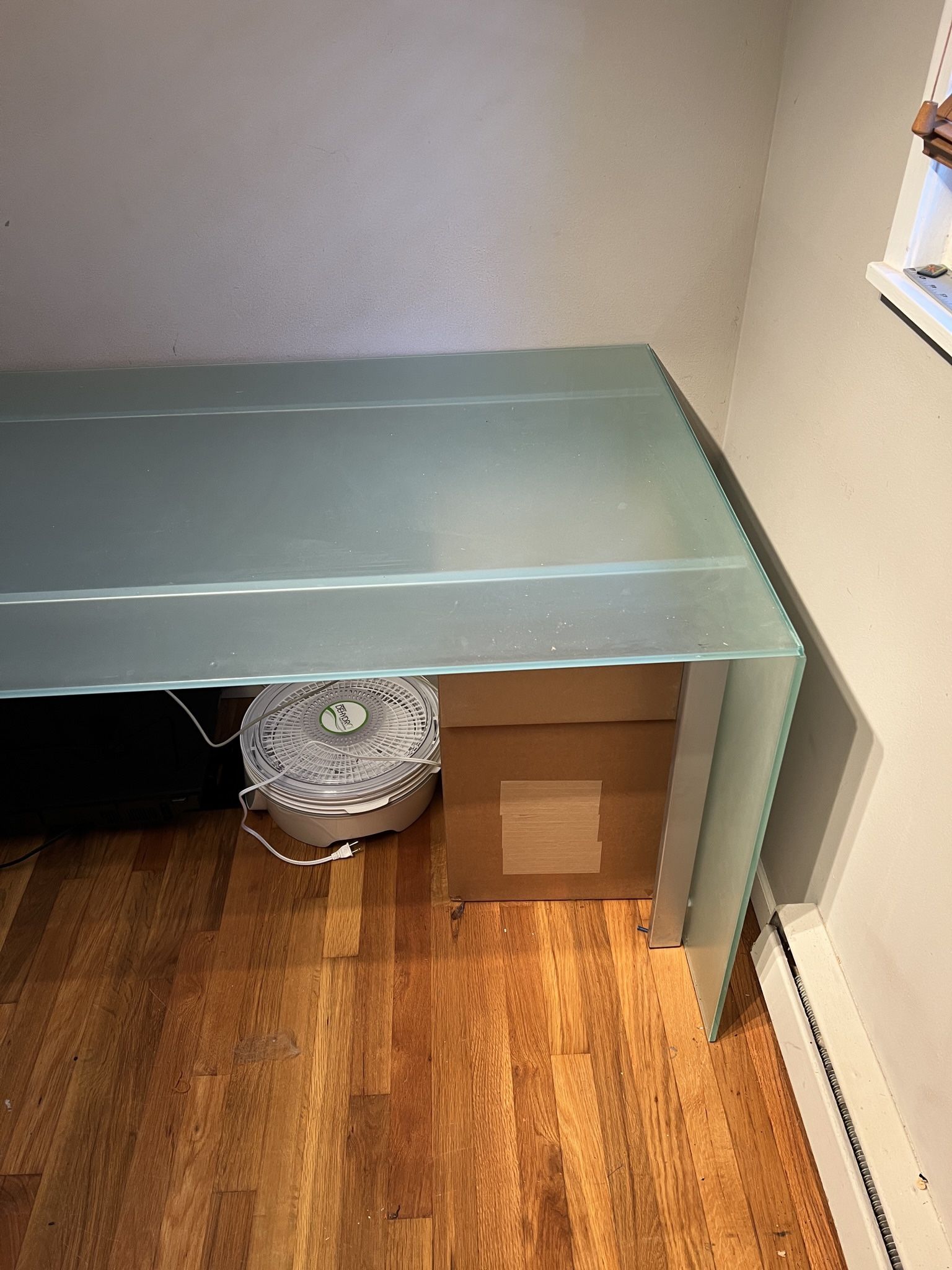 Glass top Desk/table - $275 OBO