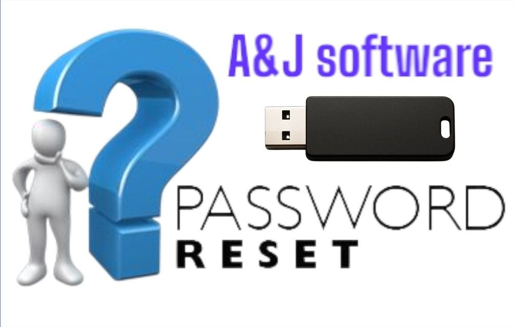 🔑 Windows Password Reset USB – Works on Most PCs | A&J Software