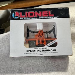 Lionel Operating Hand Car Train 0/027 Gauge