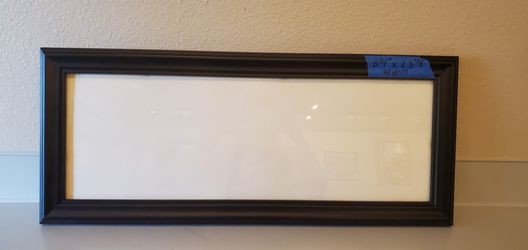 8 1/4x23 1/4in black frame