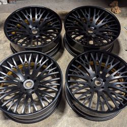 24x10 G Wagon G63 Brabus AMG Mercedes 5x130 Forgiato Cravatta Wheels Rims 