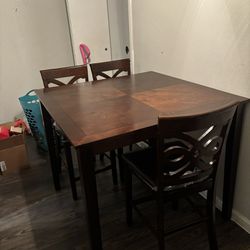 Tall Dining Room Table 