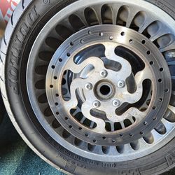 Touring wheels Harley Davidson Front 17x3 Rear 16x5.