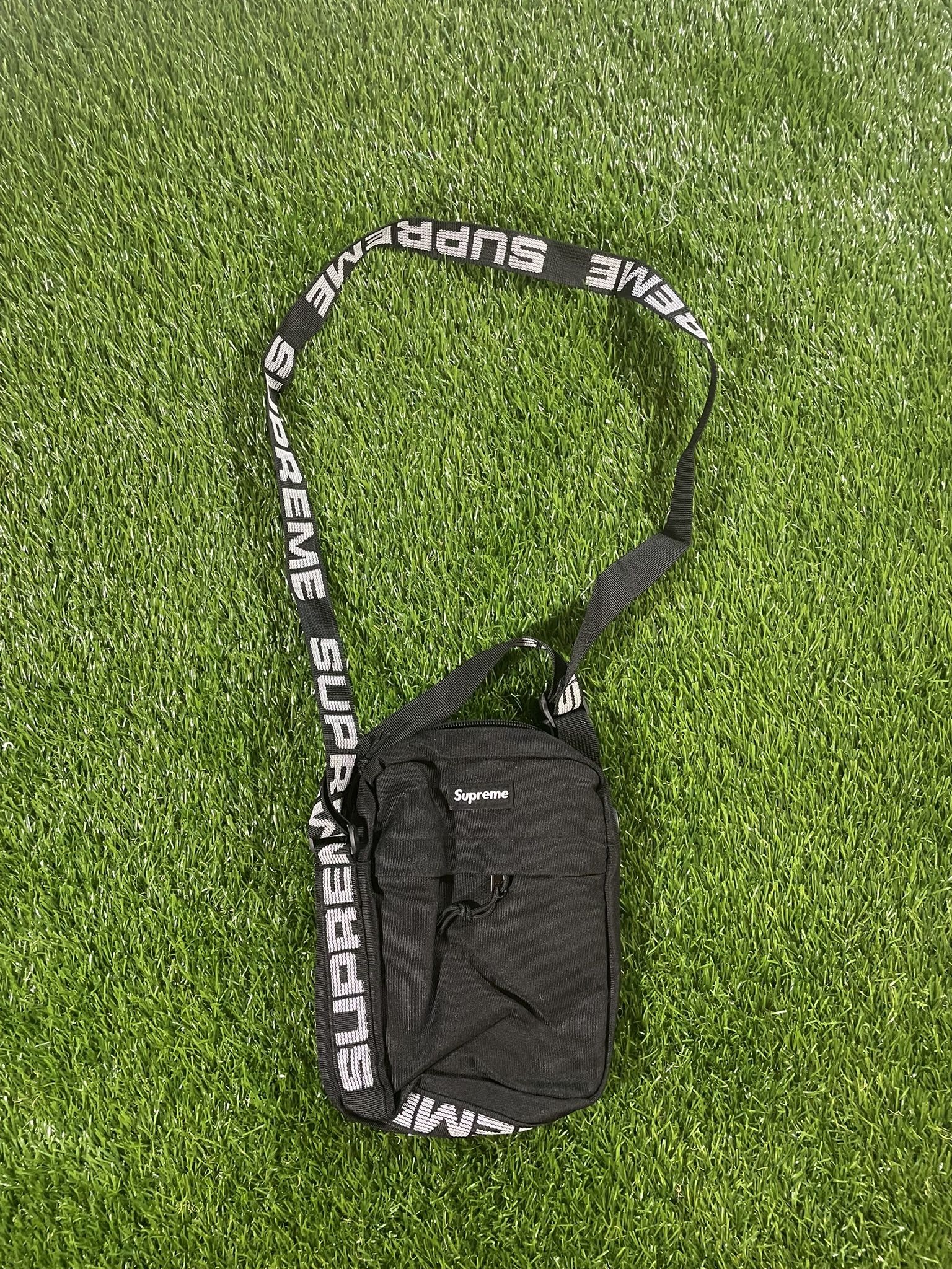 Black Supreme Crossbody Shoulder Bag