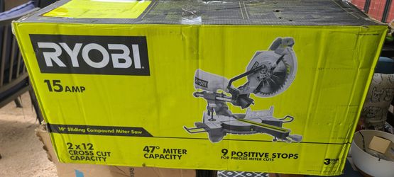 RYOBI 15 Amp 12 in. Corded Sliding  Miter Saw