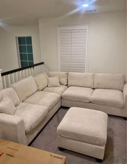 Corduroy couch new in box