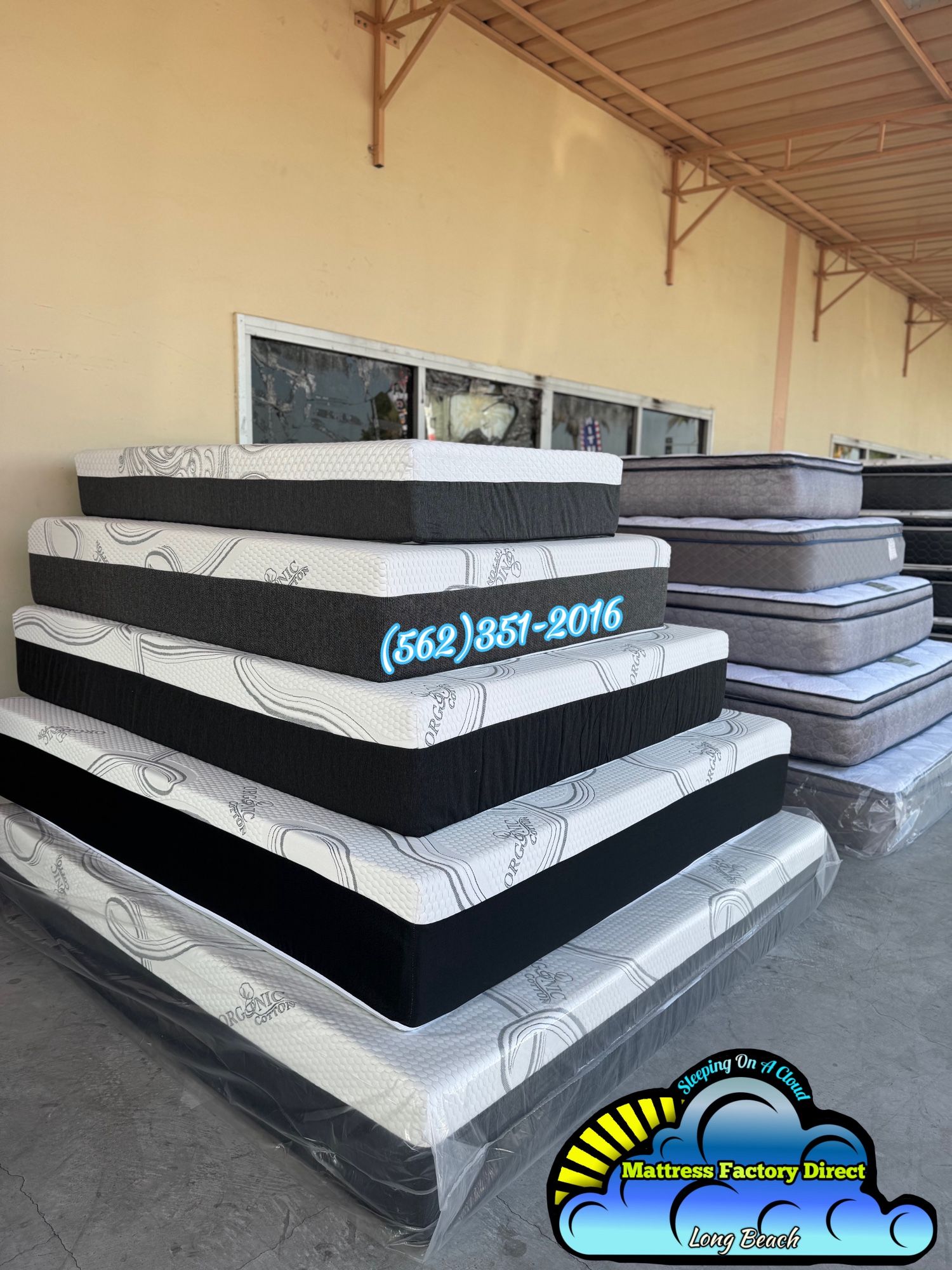 Cal King Memory Foam Mattress And Box Set New Cama Bonita