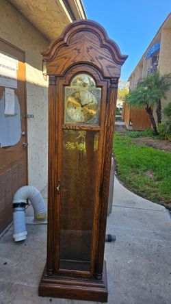 Howard Miller  Grandfather Clock Oak Wood