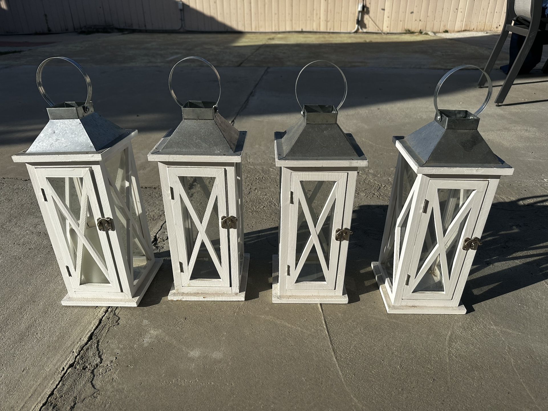 White Decorative Lanterns