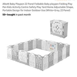 Albott Baby Playpen 22 Panel Foldable