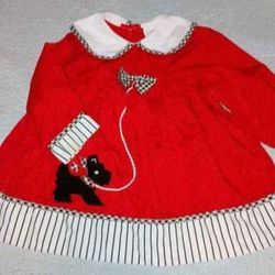 Vintage • 18 Months Dress • Stain On Sleeve • by Cradle Togs