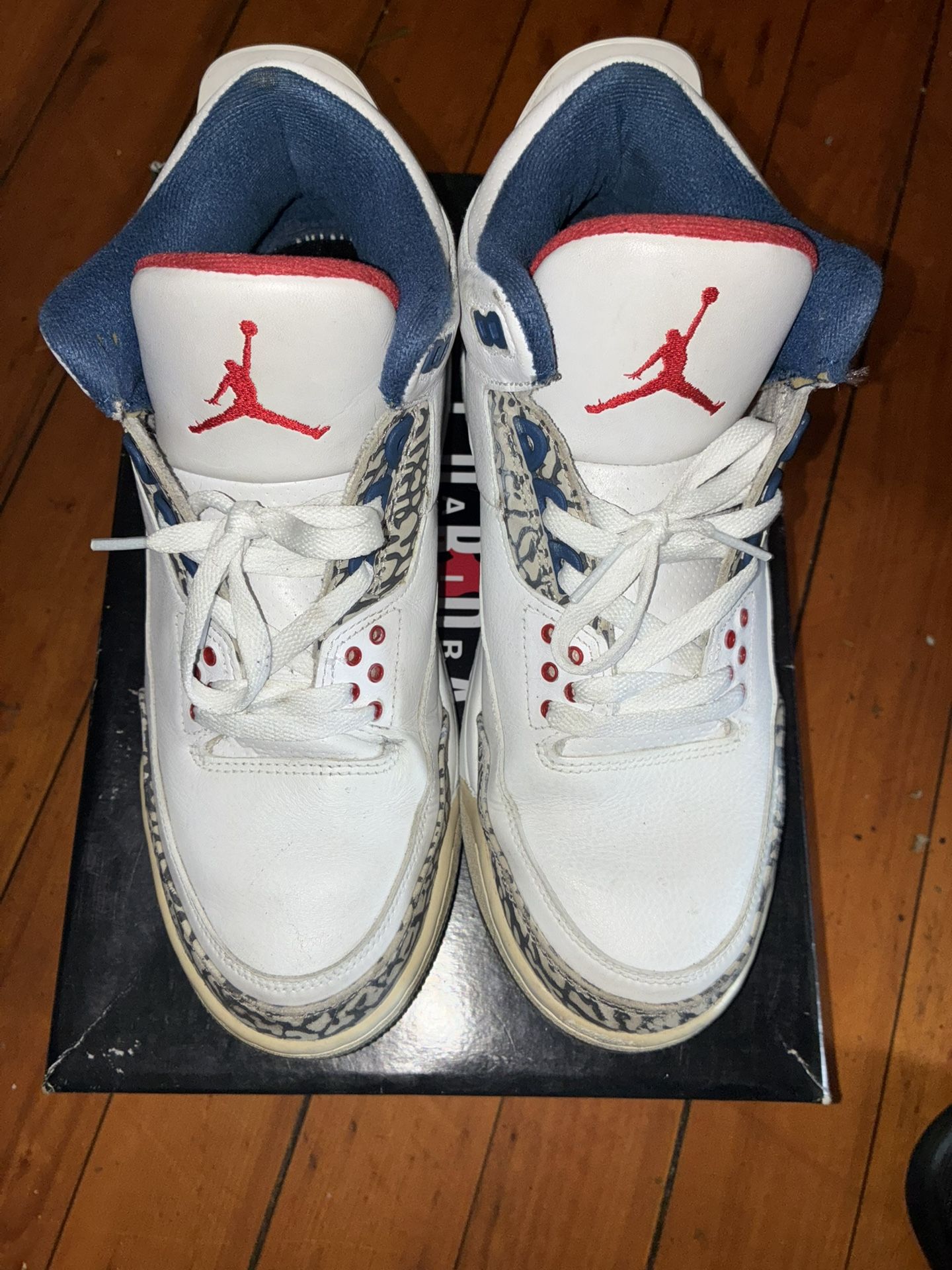 Jordan Retro 3 True Blue Sz 10.5