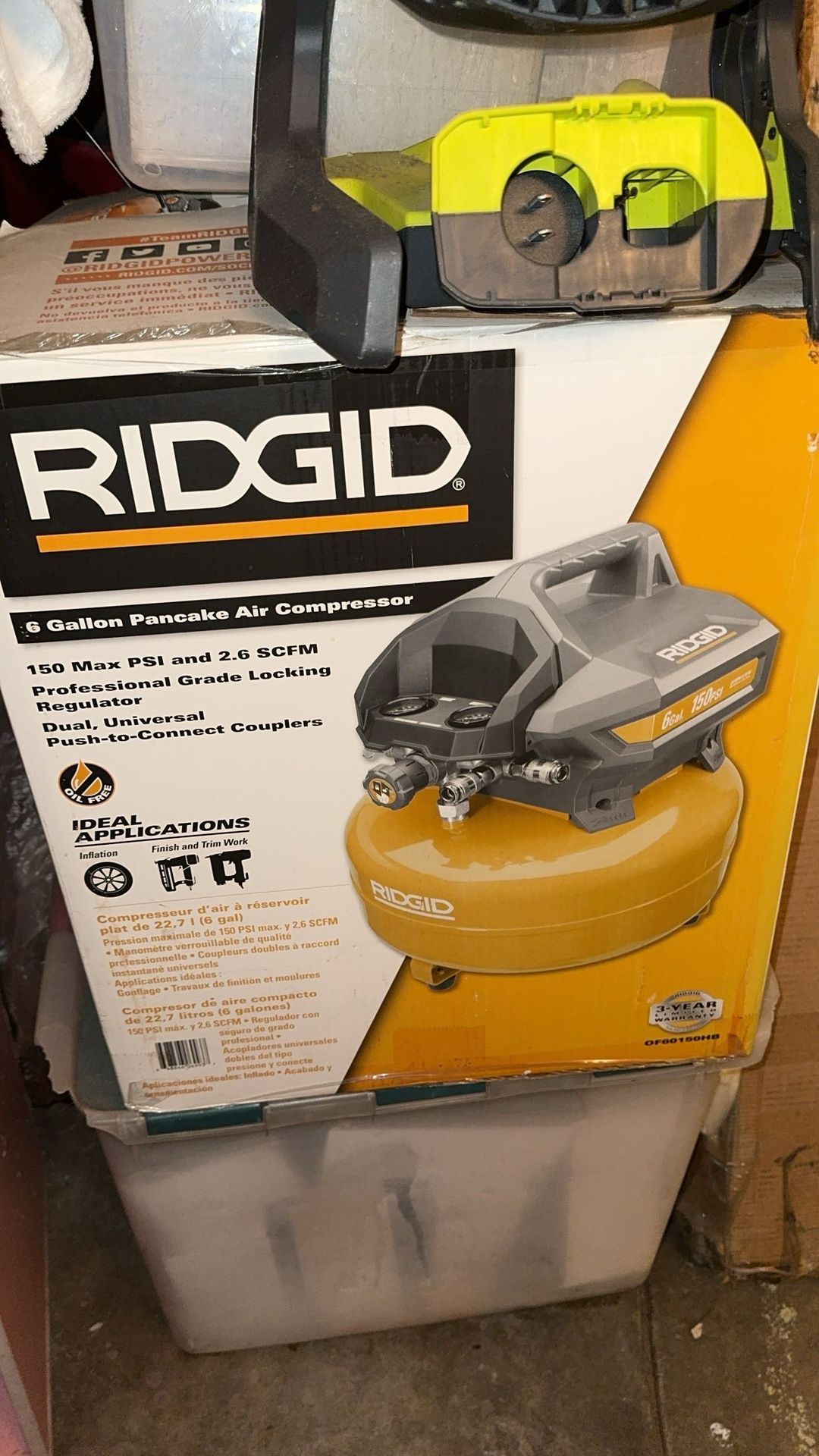 Ridgid Air Compressor 