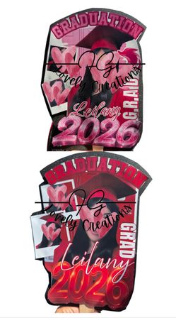 Graduation hand fan
