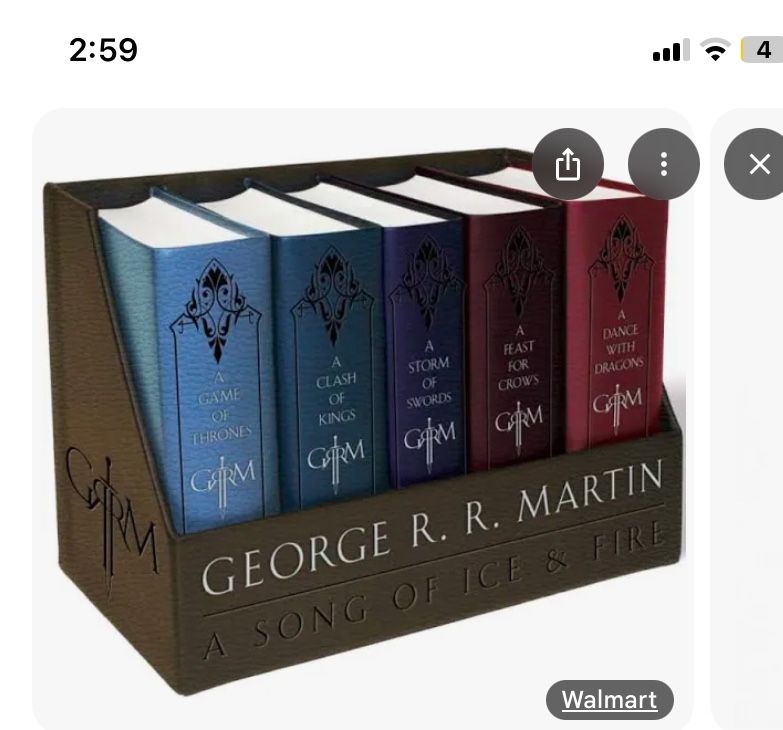 Epic Book Series ‘A Song Of Ice And Fire’