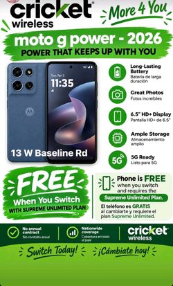 Motorola Moto G Power 2026 5G Smartphone
