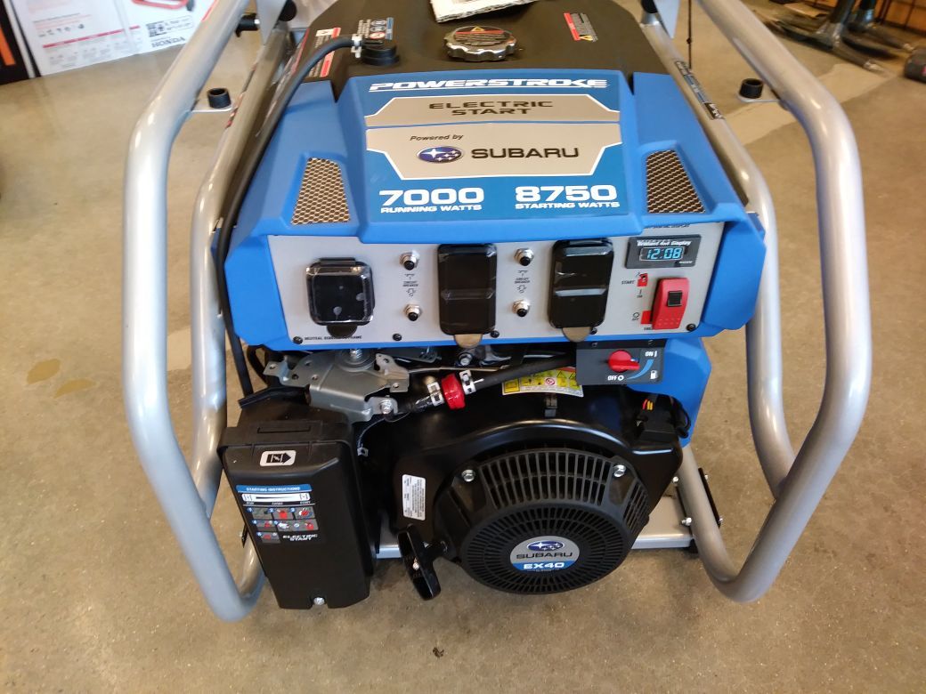 Subaru Powerstroke 7000 to 8750 running Watts