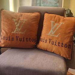Set Of LV Throw Pillows
