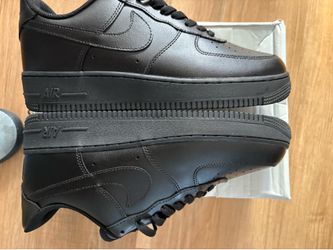 Nike Air Force one low top black 1