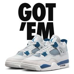 Air Jordan 4 Retro Military Blue 