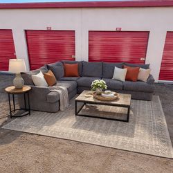 Modern Gray Sectional Couch – $450 (Delivery Available)