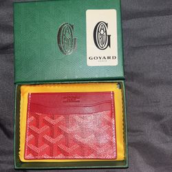 Goyard Cardholder Wallet Red