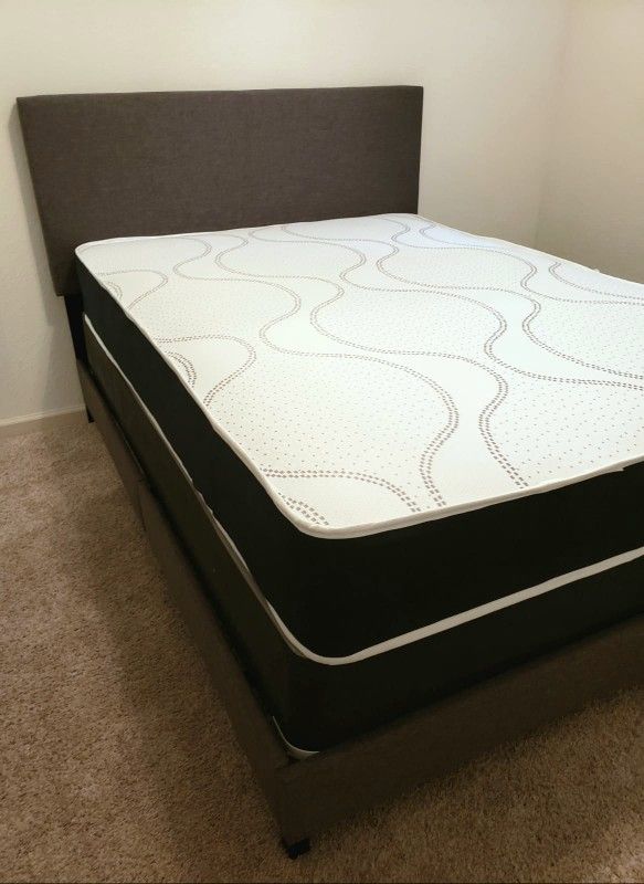 NEW FULL SIZE MATTRESS AND BOX SPRING-2PCS