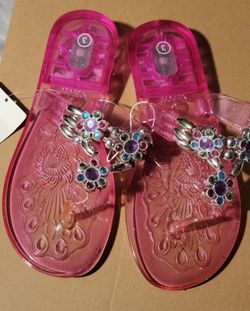 Girl's Flip-flops $2 (One Available In Size 3)