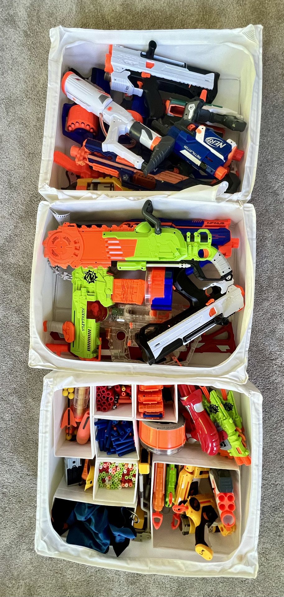 Nerf Gun Lot plus Ammo + Accessories