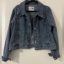 Women’s Black Long Sleeves Jean Jacket 