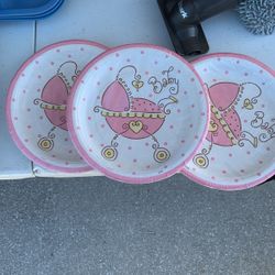 Baby Shower Plates