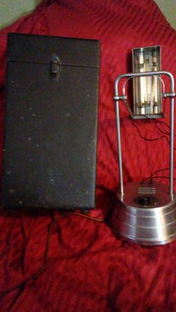 Antique first tanning lamp ever made