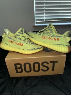 Yeezy Boost V2 Semi Frozen Yellow Size 7