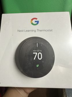 Nest Learning Thermostat black