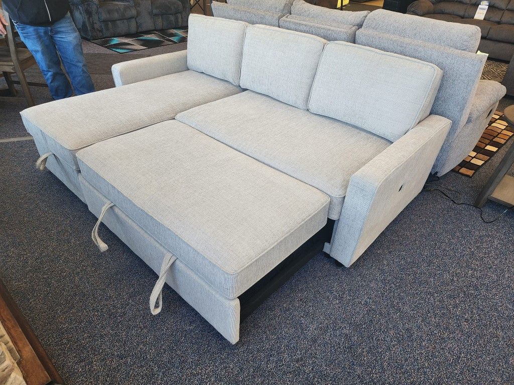 Kerle Pup Up Bed Sleeper Sectional Sofa ⭐$39 Down Payment with Financing ⭐ 90 Days same as cash