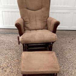 Rocking chair & ottoman 