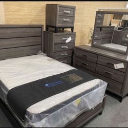 5 pcs complete LED bedroom set on sale! Same day delivery! 