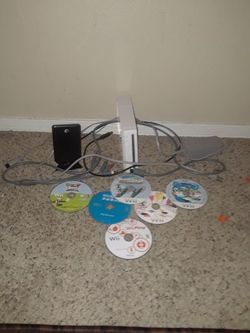 Wii with game's