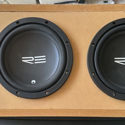 RE AUDIO Subwoofers & Ported Box (8", 200W RMS, 400W Peak)