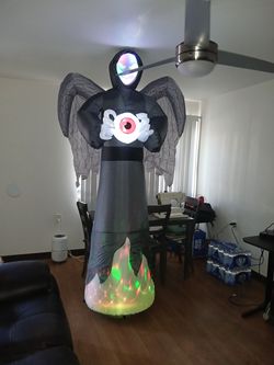 Scary ghoul 8ft tall air blow
