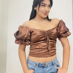 Brown Blouse Small Medium Large 23.99 Shop At Ruby’s Fashion 1520 N Mountain Ave Ontario