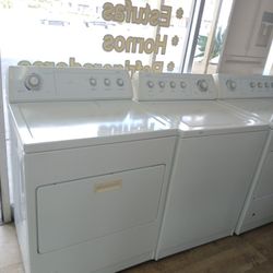 Whirlpool Stackabl Top Load Washer And Gas Dryer  Heavy Duty Super Large Capacity In Excellent Condition