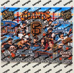 SF Giants San Francisco Pride Fan Art Poster