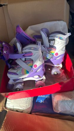 Almost New Little Girl Roller Blades