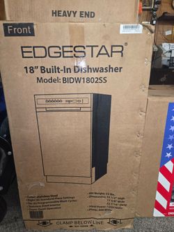 EdgeStar 18" Built-In Dishwasher BIDW1802SS