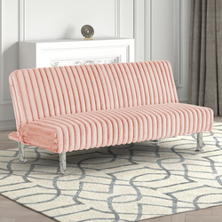 Furniture of America Pink Couch Sofa Futon Sofa Bed FM2903PK