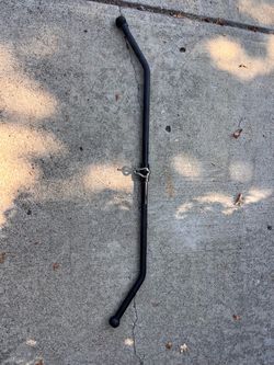 Lat Pulldown Bar Iron Black