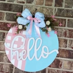 Homemade Door Hanger 