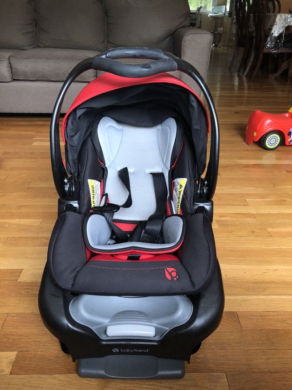 baby trend red car seat