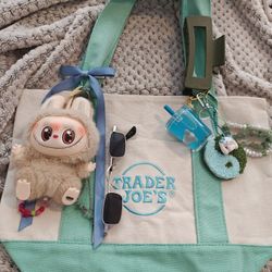 Trader Joe's Mini Tote Bag- Green Aesthetic 